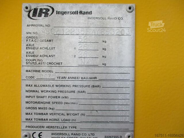 Kompresor Ingersoll Rand 12 / 235