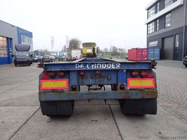 Van Hool 20 FT Container Chassis / Steel Suspension / Doubl