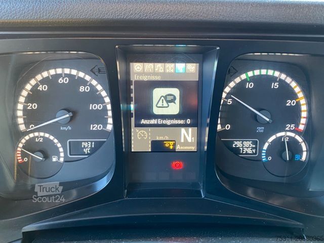 Kampós konténerszállító teherautó MERCEDES-BENZ Antos 2543 6x2 | HIAB*Lift/Lenk*Navi*AC*Safety