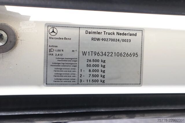 Mercedes-Benz Actros 2545 | 6X2*4 | Управляема ос | Камери вместо огледала | Евро 6 Mercedes-Benz Actros 2545 | 6X2*4 | STEERING AXLE | MIRROR CA...
