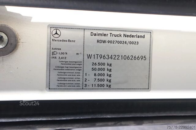Mercedes-Benz Actros 2545 | 6X2*4 | Управляема ос | Камери вместо огледала | Евро 6 Mercedes-Benz Actros 2545 | 6X2*4 | STEERING AXLE | MIRROR CA...