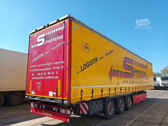 Przesuwne plandeki KRONE SD 2X LIFT AXLE EXTEND.