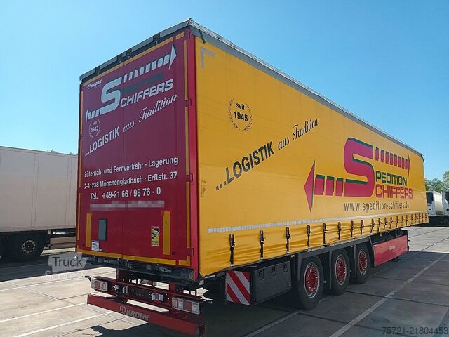 Przesuwne plandeki KRONE SD 2X LIFT AXLE EXTEND.