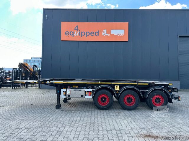 Konténerszállítás Van Hool 20FT Tipping-chassis (66 degrees, 380V operated...