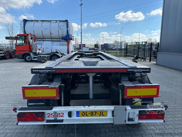 Konténerszállítás Van Hool 20FT Tipping-chassis (66 degrees, 380V operated...
