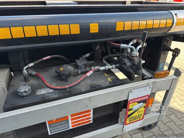 Konténerszállítás Van Hool 20FT Tipping-chassis (66 degrees, 380V operated...