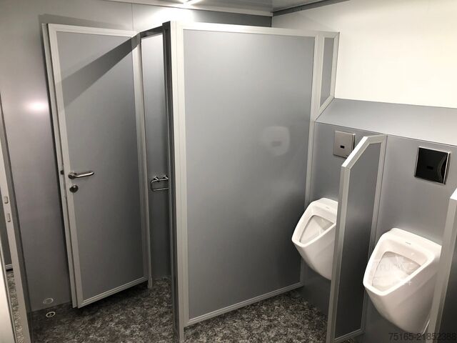 Toilettenwagen Rosemeier VE 3 Damen, 1 Herren, 3 Urinale Toilettenanhänger