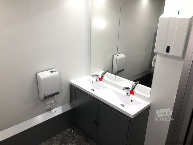 Przyczepa toaletowa Rosemeier VE 3 Damen, 1 Herren, 3 Urinale Toilettenanhänger