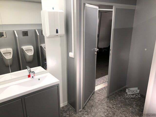 Toilettenwagen Rosemeier VE 3 Damen, 1 Herren, 3 Urinale Toilettenanhänger