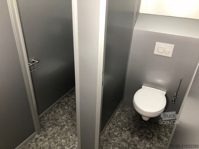 Toilettenwagen Rosemeier VE 3 Damen, 1 Herren, 3 Urinale Toilettenanhänger