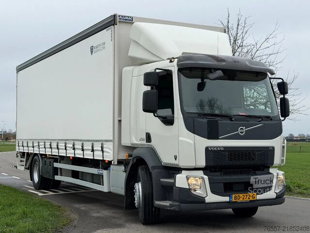 انزلاق القماش المشمع Volvo FL FL250.18 Schuifzeil Bakwagen met Laadklep