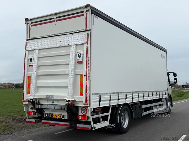 انزلاق القماش المشمع Volvo FL FL250.18 Schuifzeil Bakwagen met Laadklep