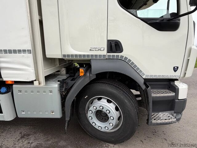 انزلاق القماش المشمع Volvo FL FL250.18 Schuifzeil Bakwagen met Laadklep