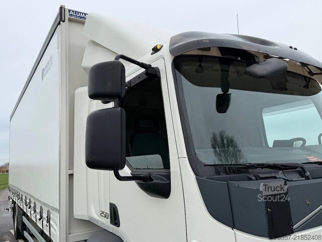 انزلاق القماش المشمع Volvo FL FL250.18 Schuifzeil Bakwagen met Laadklep