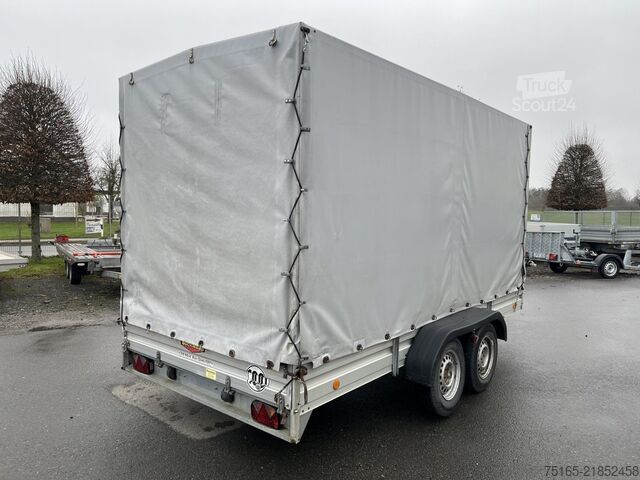 Kassehenger Böckmann ALT 4018/27 Plane Kastenanhänger gebremst