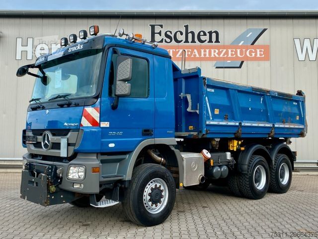 Tresidig tippbil MERCEDES-BENZ 3346 Actros MP3 6x6|MEILLER/Bordmatik*Telligent