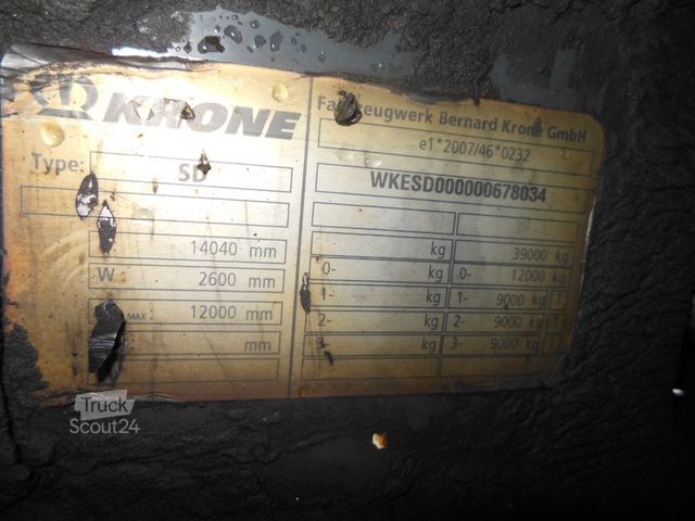 Frigorifik yarı römork KRONE SD, COOL LINER, DOPPELSTOCK, CARRIER VECTOR 1350