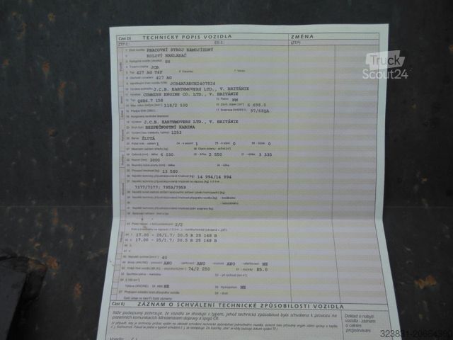 Ratinis krautuvas JCB 427 AGT4F