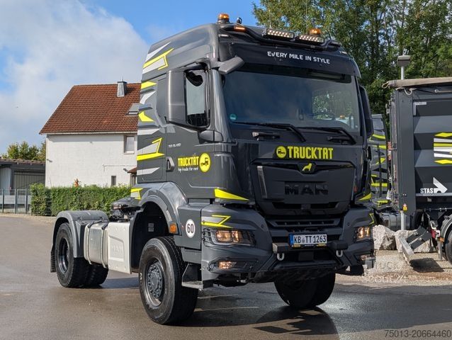 Стандартний тягач MAN TGS 22.480 BL SA 4X4 Voll- Allrad, LoF, MIETEN?