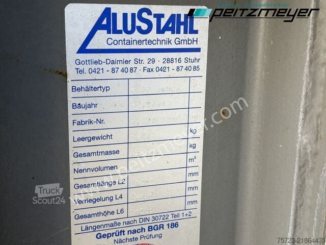 Afzetcontainer  Abrollcontainer S 53 evhDs - 21 m³ mit Rollplane