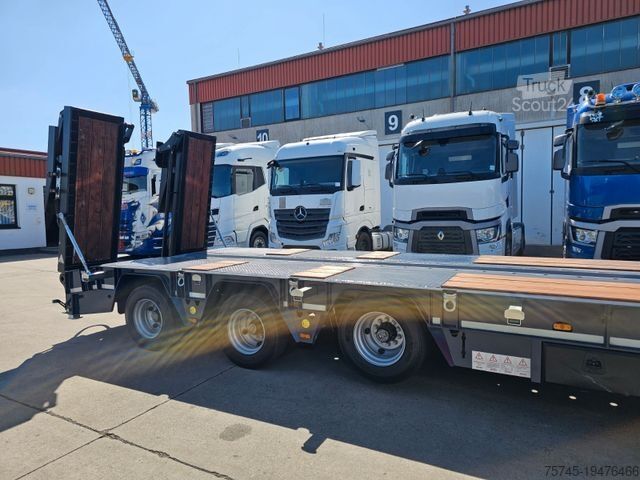 Low loader semitrailer  GVN 3GVN*O4*ÜBERBREITE TAFEL*KOC*LIFT*PE