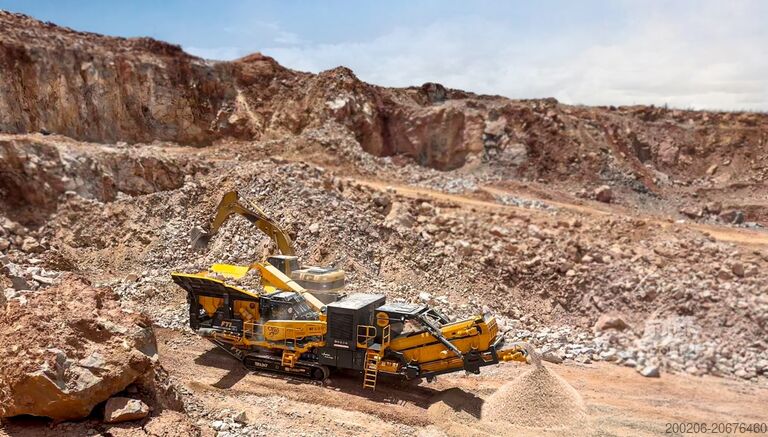 Brecher FABO crusher 450-500 TPH Tracked Impact Crusher