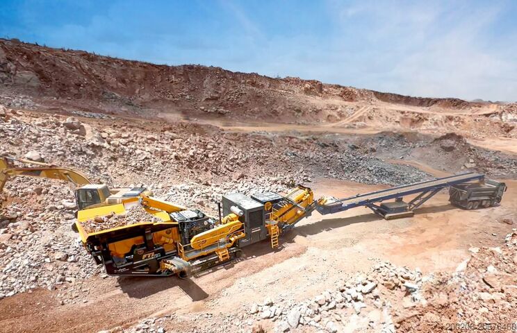 Brecher FABO crusher 450-500 TPH Tracked Impact Crusher