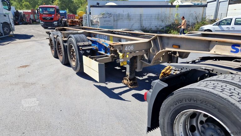 Auflieger-Wechselfahrgestell Schmitz SCF 24G Slider