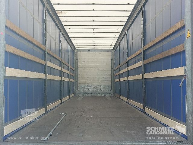 Atvira puspriekabė su tentu Schmitz Cargobull Curtainsider Mega