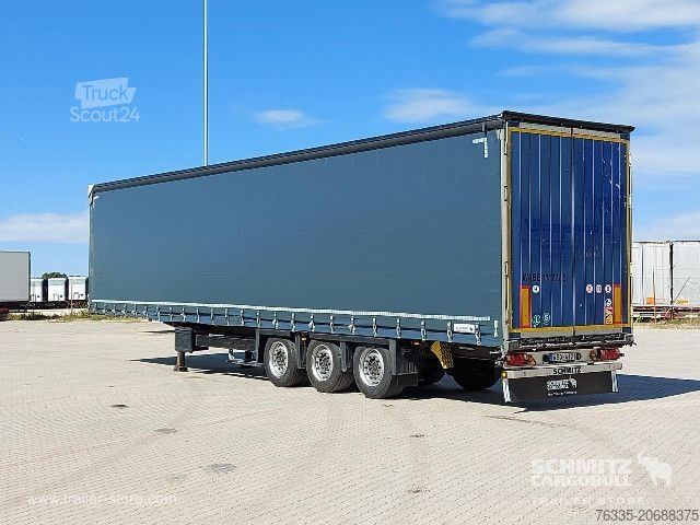 Atvira puspriekabė su tentu Schmitz Cargobull Curtainsider Mega