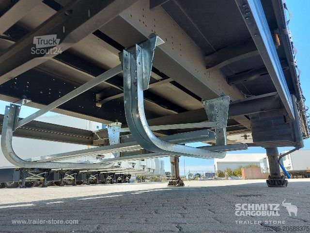 Atvira puspriekabė su tentu Schmitz Cargobull Curtainsider Mega