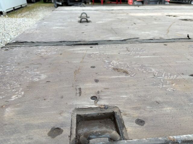 Platforma wymienna Wecon Plattform mittig+außen Zurringe verzinkt