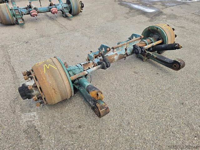 Achse ROR tmt 9 tons traileraxle single tires.