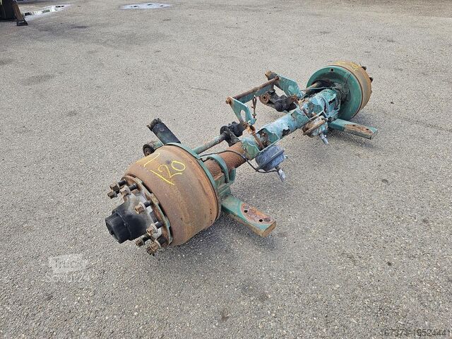 Achse ROR tmt 9 tons traileraxle single tires.