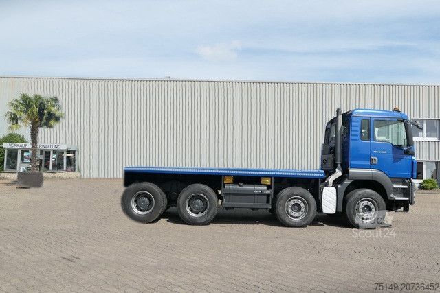 Kamyon şasisi MAN 41.480 TGS BB-WW 8x4, gr. Federpaket, 38tkm, AC