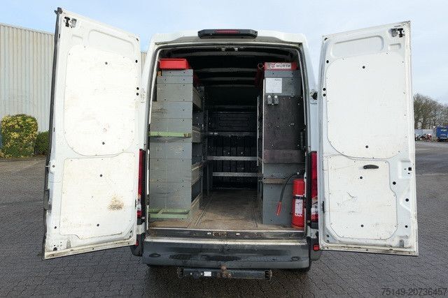 Ван с висока покривка IVECO 35S16 Daily 4x2, 104tkm, Würth Regale, AHK, Navi