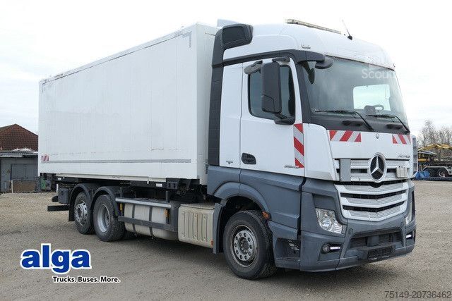 Ladbil med udskifteligt lad MERCEDES-BENZ 2545 L Actros 6x2, Retader, für Bohrgeräte, AHK