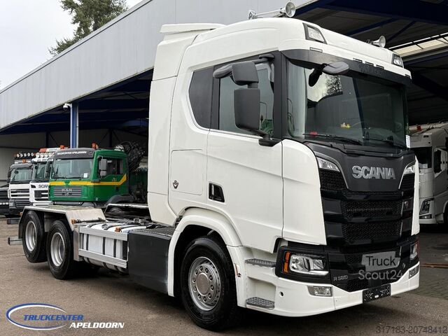 Chassis cabine Scania R580 V8 NGS Retarder, 9000 kg Vooras, PTO, 6x2