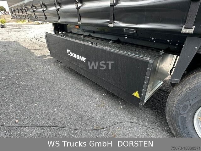 Otevřený návěs s plachtou KRONE 5x Profiliner Edscha SAF Achsen