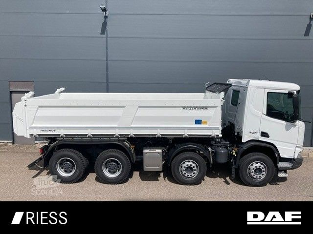 Camión volquete DAF XD 450 FAD 8x4 Meiller DSK Trigenius Meiller Tri