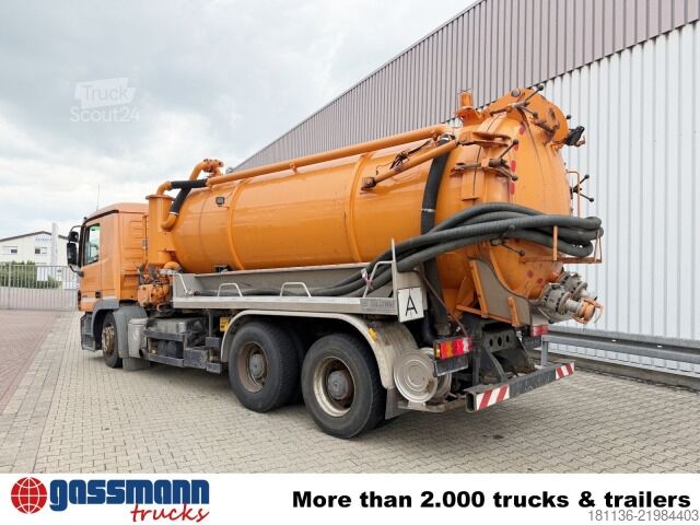 Útseprő gép Mercedes-Benz Actros 2636 6x4, Tollense Saugwagen ca. 13m³