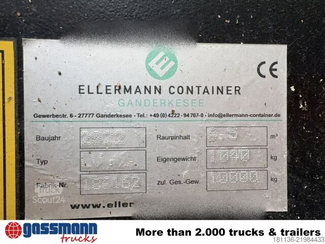Krokcontainer  LV Abrollcontainer 6,5cbm