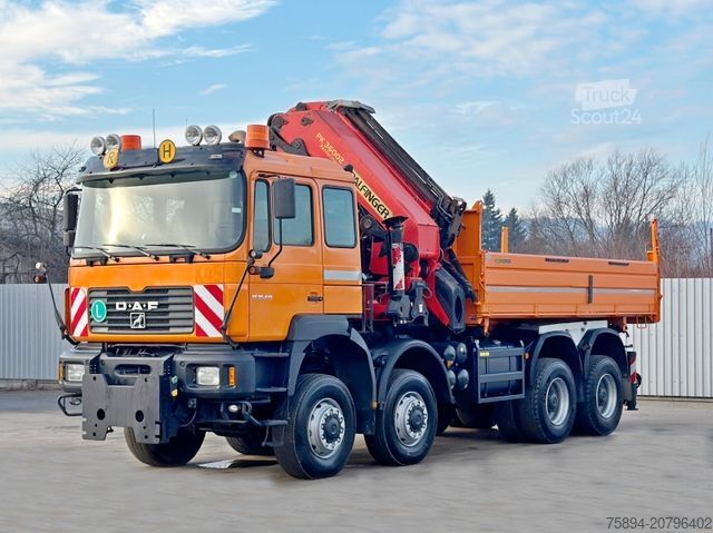 Krautuvas sumontuotas ant sunkvežimio MAN 35.414 * PALFINGER PK 36002 +FUNK / 8x8