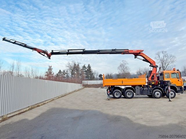 Krautuvas sumontuotas ant sunkvežimio MAN 35.414 * PALFINGER PK 36002 +FUNK / 8x8