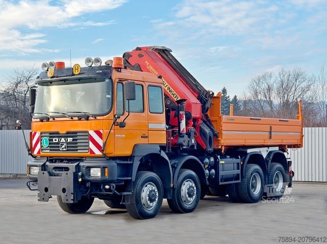 Krautuvas sumontuotas ant sunkvežimio MAN 35.414 * PALFINGER PK 36002 +FUNK / 8x6