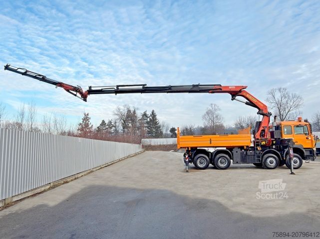 Krautuvas sumontuotas ant sunkvežimio MAN 35.414 * PALFINGER PK 36002 +FUNK / 8x6