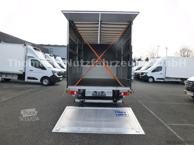 Tentinė furgonė RENAULT NEW Master Pritsche Plane BÄR Ladebordwand