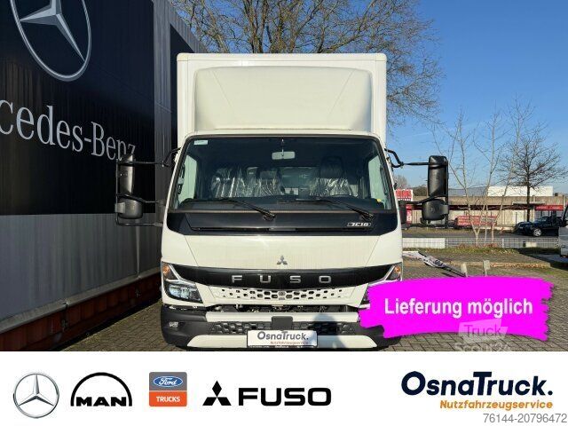 Dėžinis furgonas FUSO 7C18 Koffer+LBW,Klima Nutzlast 2925 KG,Sideguard