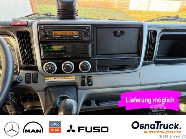 Dėžinis furgonas FUSO 7C18 Koffer+LBW,Klima Nutzlast 2925 KG,Sideguard