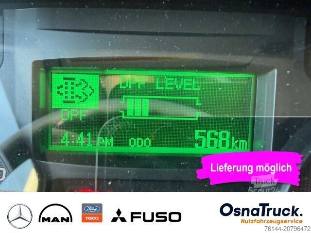 Dėžinis furgonas FUSO 7C18 Koffer+LBW,Klima Nutzlast 2925 KG,Sideguard